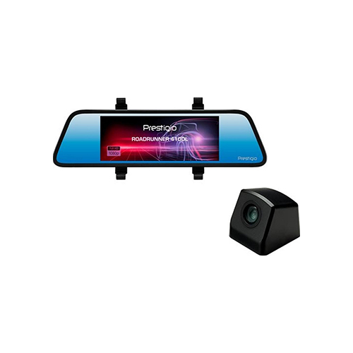 Автомобильный видеорегистратор Prestigio RoadRunner 410DL черный
