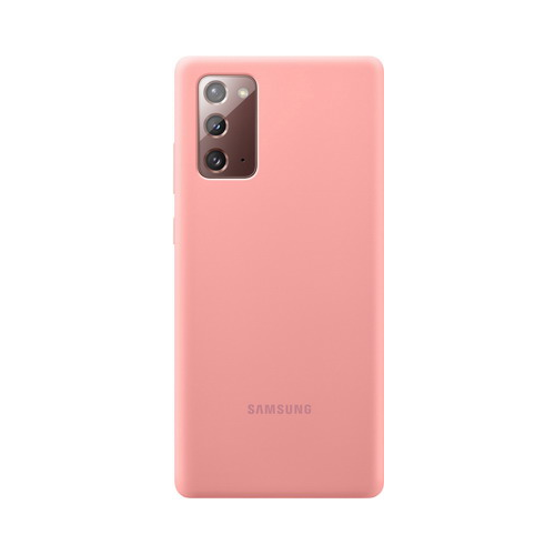 Чеxол (клип-кейс) Samsung Galaxy Note 20 Silicone Cover бронзовый (EF-PN980TAEGRU)