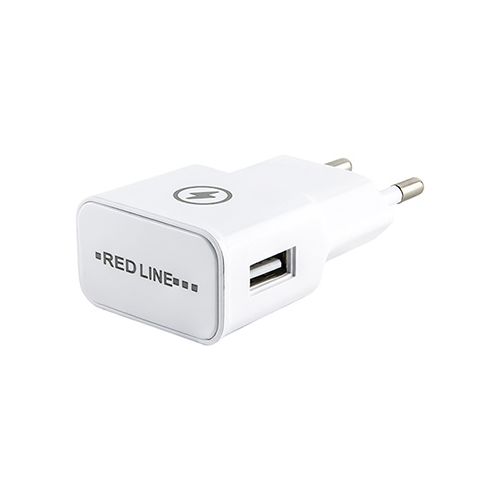 СЗУ Red Line 1 USB (модель NT-1A) 1A и кабель 8pin для Apple белый