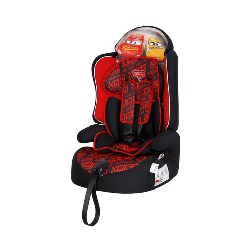 Автокресло Siger серия Disney Драйв гр. I/II/III Тачки гонка красный KRES2669