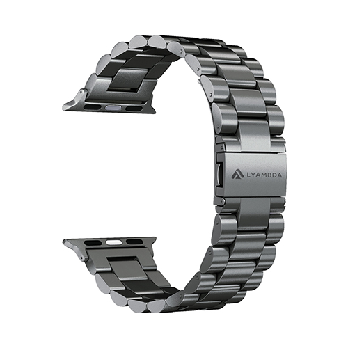 Ремешок для часов Lyambda из нержавеющей стали для Apple Watch 38/40 mm KEID DS-APG-02-40-BL Black
