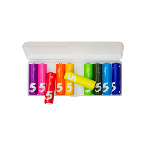 Батарейка Xiaomi ZMI Rainbow AA501 тип AA (уп.10 шт) цветные