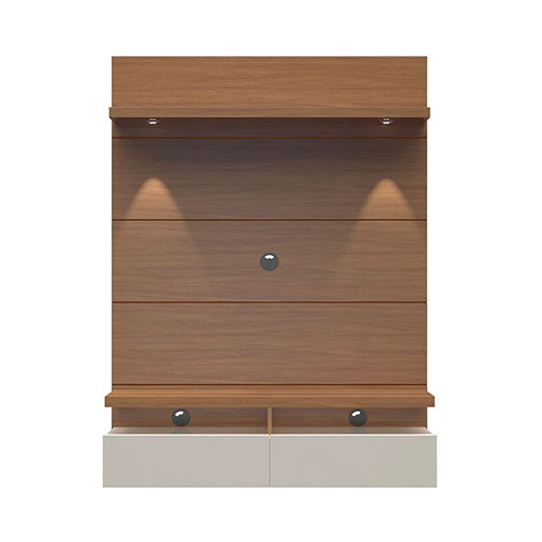 Стеллаж под телевизор Manhattan HORIZON 1.2 с LED подсветкой NATURAL/ OFF-WHITE PA27054(240 54) 1708 x 1200 x 435