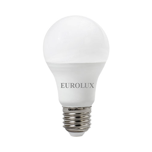 Лампа светодиодная Eurolux LL-E-A60-13W-230-4K-E27 (груша 13Вт нейтр. Е27) белый