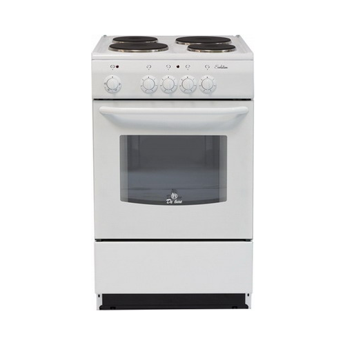 Электроплита DeLuxe 5004.12 э (без щитка и крышки) белый