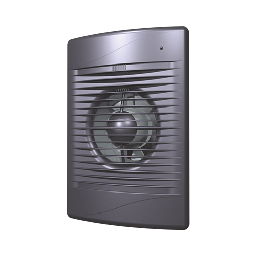 Вентилятор осевой вытяжной с обратным клапаном D 100 (STANDiCiTi DARDiCiTi D 4C DiCiTi Dark gray met)