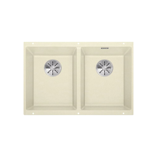 Кухонная мойка Blanco SUBLINE 350/350-U SILGRANIT жасмин с отв.арм. InFino 523579