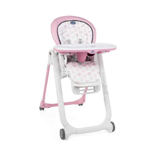 Стульчик для кормления Chicco Polly Progres5 (Pink) 8058664122523
