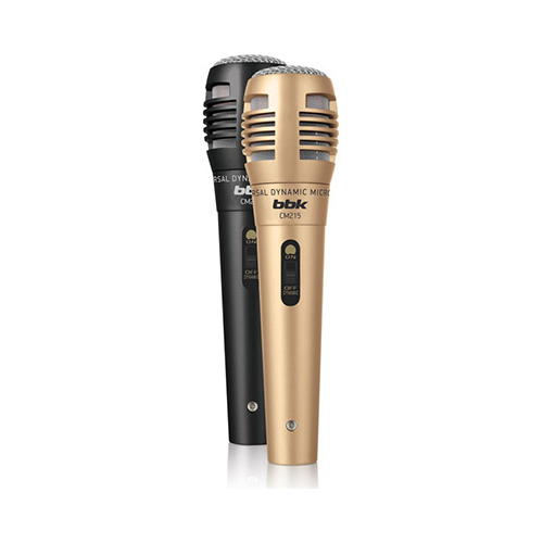 Микрофон BBK CM215 черный/шампань