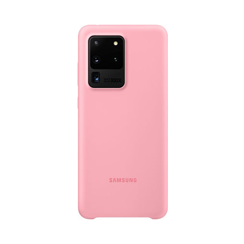 Чехол (клип-кейс) Samsung S20 Ultra (G988) SiliconeCover pink EF-PG988TPEGRU