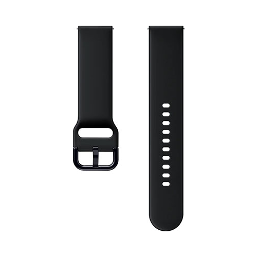 Спортивный ремешок Samsung Sport Band для Galaxy Watch Active/Active2 аква чёрный (ET-SFR82MBEGRU)