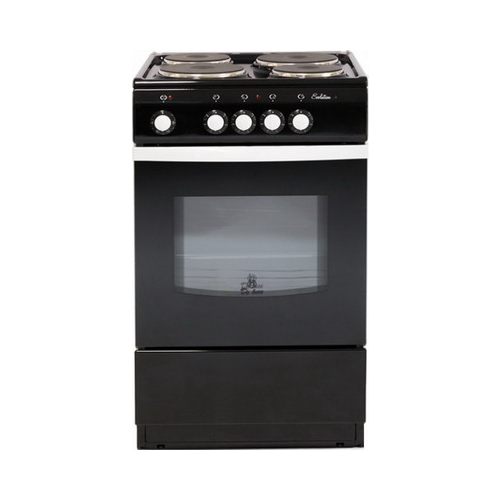 Электроплита DeLuxe 5004.12 э (без щитка и крышки) черный