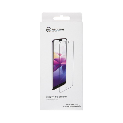 Защитное стекло Red Line Huawei Honor 9C Full Screen (3D) tempered glass FULL GLUE черный
