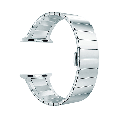Ремешок для часов Lyambda из нержавеющей стали для Apple Watch 42/44 mm CANOPUS DS-APG-05-44-SL Silver