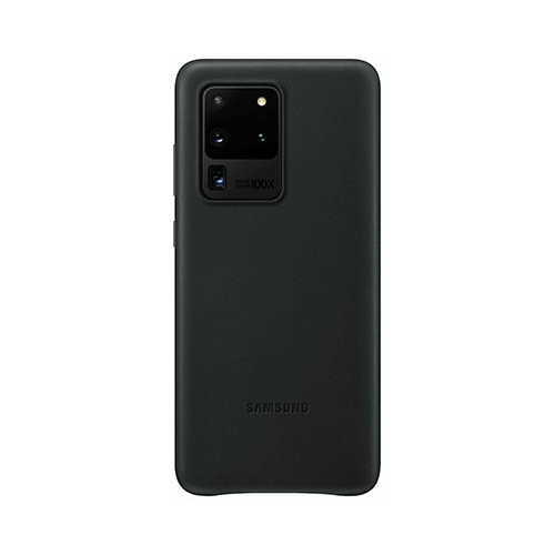 Чехол для смартфона Samsung S20 Ultra (G988) LeatherCover black EF-VG988LBEGRU