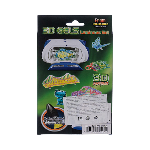 Набор картриджей 3D Making со светящимся жидким полимером 1CSC 20003387