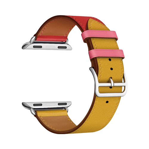 Кожаный ремешок Lyambda для Apple Watch 42/44 mm MAIA LWA-03-44-RY