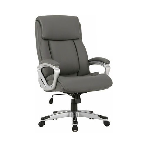 Кресло Brabix PREMIUM ''Level EX-527'' пружинный блок рециклированная кожа серое 531937