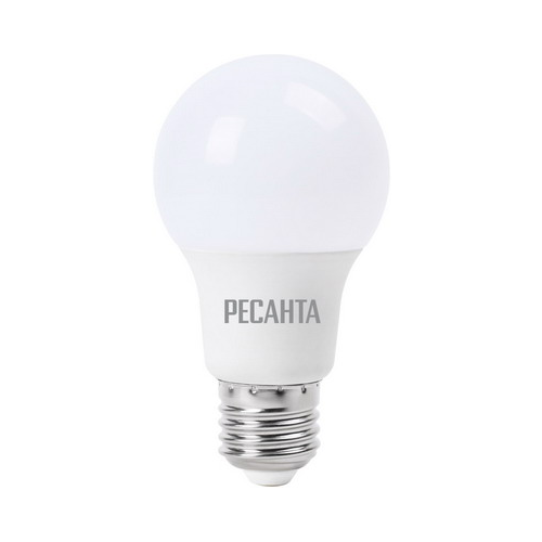 Лампа Ресанта LL-R-A60-7W-230-4K-E27 (груша 7Вт нейтр. Е27) белый