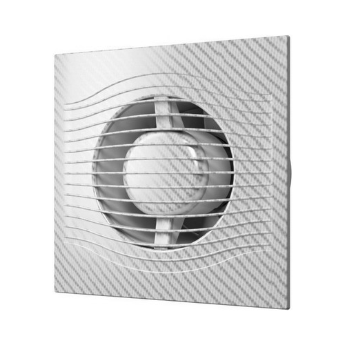 Вентилятор вытяжной с обратным клапаном DiCiTi SLIM 4C white carbon