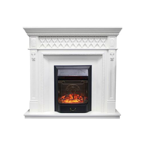 Каминокомплект Royal Flame Alexandria с очагом Majestic Black (белый дуб) (64902189)