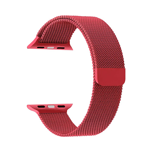 Ремешок для часов Lyambda для Apple Watch 42/44 mm CAPELLA DS-APM02-44-GS Gules