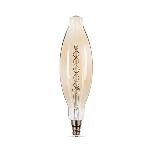 Лампа GAUSS LED Vintage Filament Flexible BT120 8W E27 120*420mm Amber 620lm 2400K 156802008