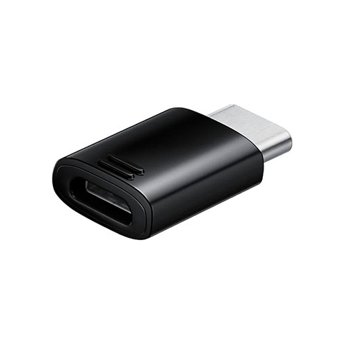 Переходник Samsung EE-GN930 EE-GN930BBRGRU micro USB B (f) USB Type-C (m) черный