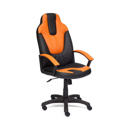 Кресло Tetchair NEO (2) (кож/зам черный/оранжевый 36-6/14-43)