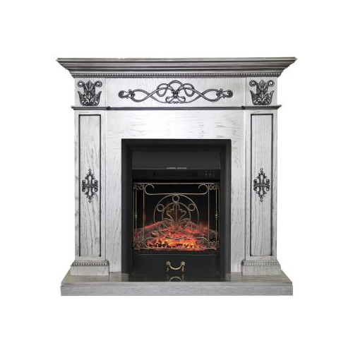 Каминокомплект Royal Flame DERBY с очагом Majestic Black old silver (64904646)