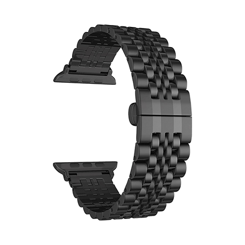 Ремешок для часов Lyambda из нержавеющей стали для Apple Watch 38/40 mm CASTOR DS-APG-04-40-BK Black