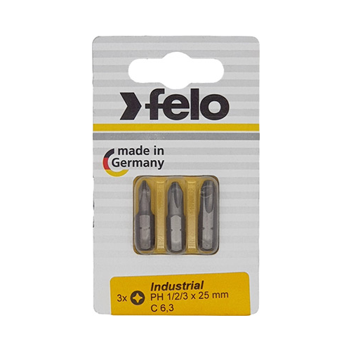 Набор бит Felo PH 1/PH 2/PH 3X25 02293116