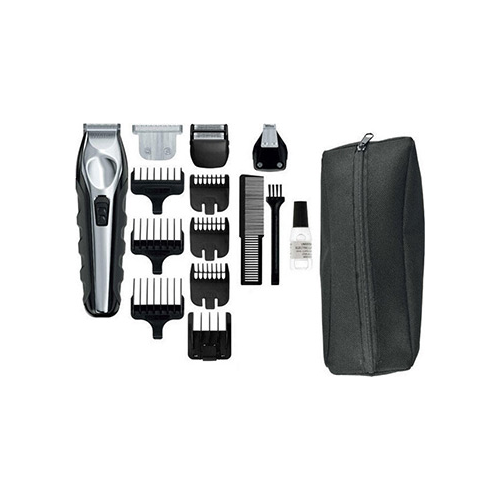 Триммер для лица Wahl Ergonomic Total Beard Kit серый/черн