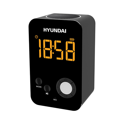 Радиобудильник Hyundai H-RCL300 черный