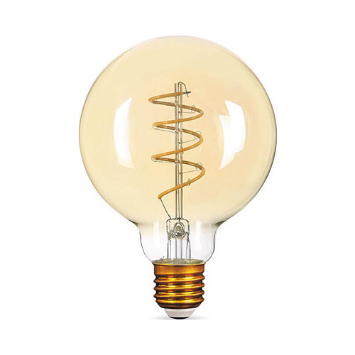 Лампа GAUSS LED Vintage Filament Flexible G200 8W E27 200*300mm Amber 620lm 2400K 154802008