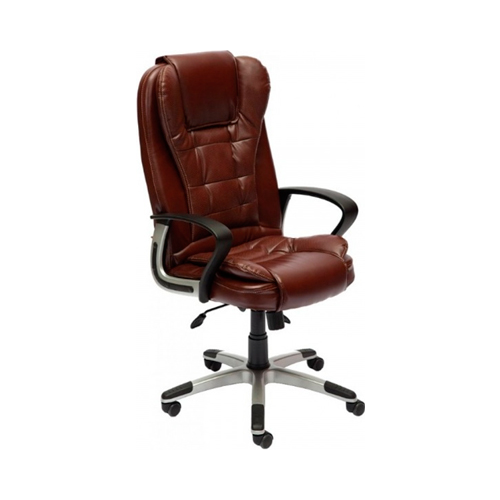 Офисное кресло Tetchair BARON (кож/зам коричневый перфорированный 2 TONE)