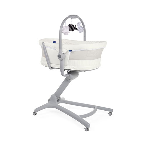 Кроватка-стульчик Chicco Baby Hug 4-в-1 Air White Snow 6079193300000