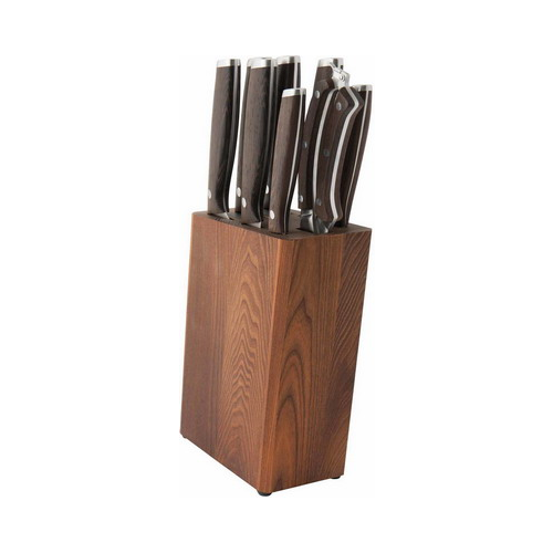 Набор ножей, ножницы и подставка Berghoff Dark Wood 1309010