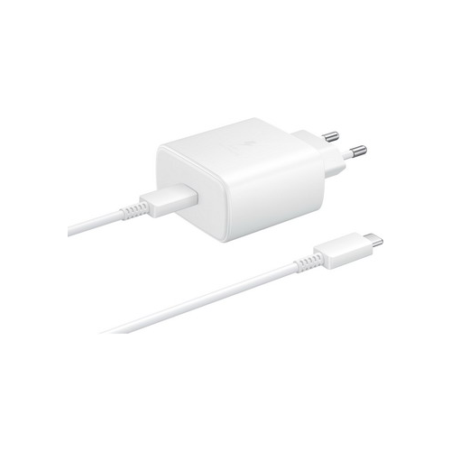 Сетевое з/у + DАТА кабель EP-TA845 3A (PD) для Samsung кабель USB Type C белый (EP-TA845XWEGRU)