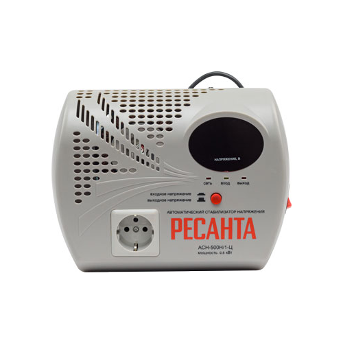 Стабилизатор напряжения Ресанта АСН- 500 Н/1-Ц Lux