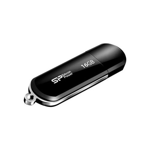 Флеш-накопитель Silicon Power 16 Gb Luxmini 322 SP 016 GBUF 2322 V1K чёрный