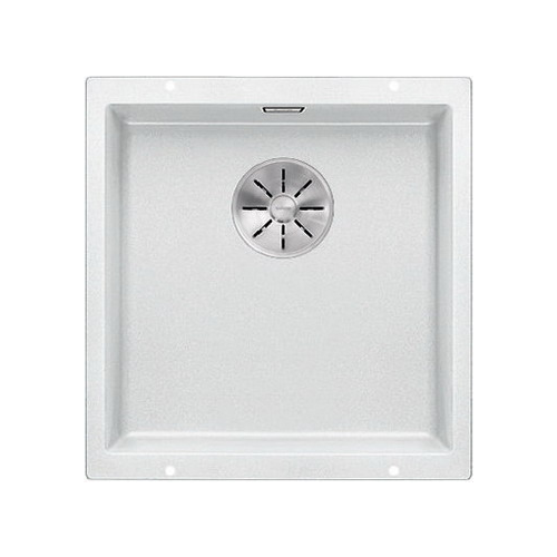 Кухонная мойка Blanco SUBLINE 400-U SILGRANIT белый с отв.арм. InFino 523426