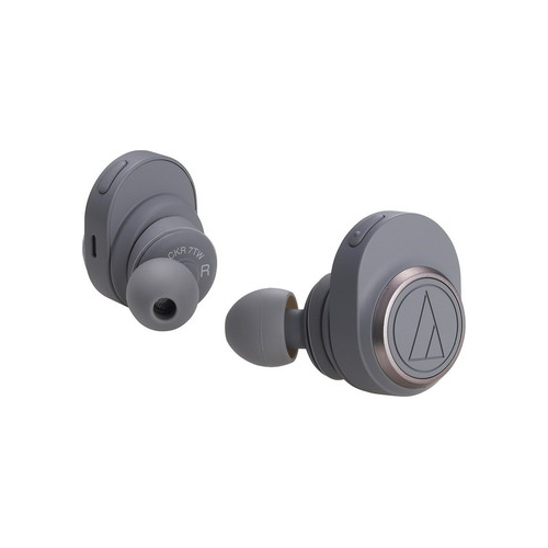 Вставные наушники Audio-Technica ATH-CKR7TWGY серые