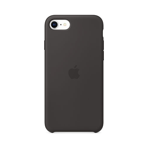 Чехол (клип-кейс) Apple iPhone SE Silicone Case - Black MXYH2ZM/A