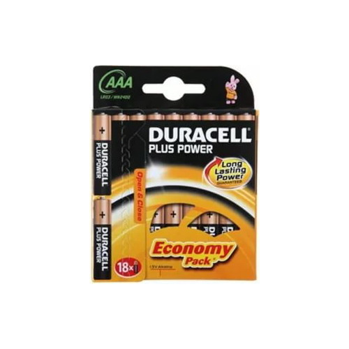 Батарейка Duracell Basic LR03-18BL MN2400 AAA (18шт)