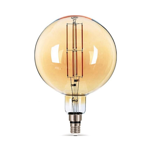 Лампа GAUSS LED Vintage Filament G200 8W E27 200*300mm Amber 780lm 2400K 153802008