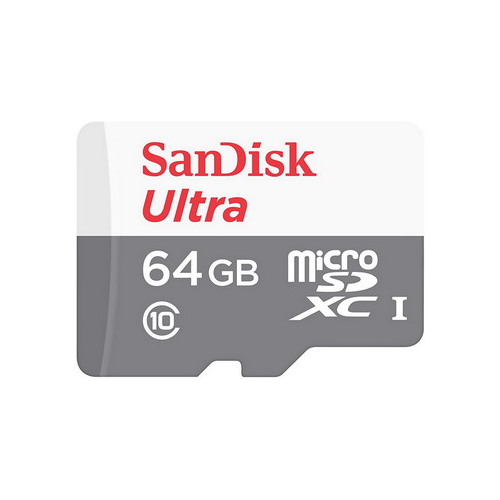 Карта памяти Sandisk 64 GB microSDXC Class 10 Ultra 80 MB/s SDSQUNS-064 G-GN3MN