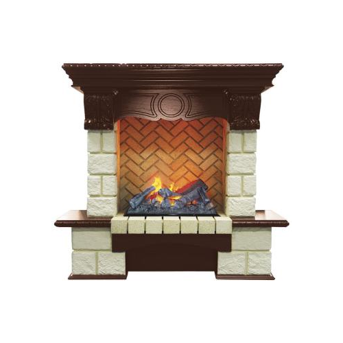 Каминокомплект Dimplex Pierre Luxe Шампань с очагом Cassette 600 дуб (64905184)