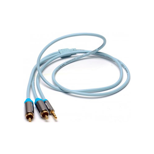 Кабель Vention аудио Jack 3 5 mm M/2RCA M - 3 м Серый P 550 AC 300-S