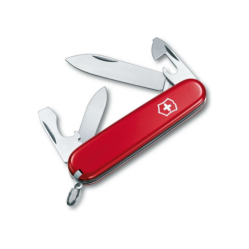 Нож перочинный Victorinox Recruit 84 мм 10 функций красный